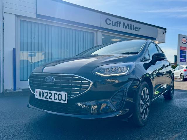 Ford Fiesta 1.0 EcoBoost Hybrid mHEV 125 Titanium 5dr Auto Hatchback Petrol Agate Black