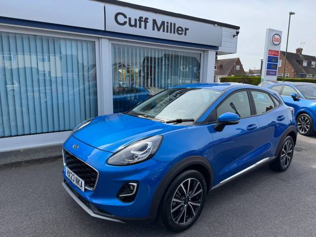 Ford Puma 1.0 EcoBoost Hybrid mHEV Titanium 5dr Hatchback Petrol Desert Island Blue