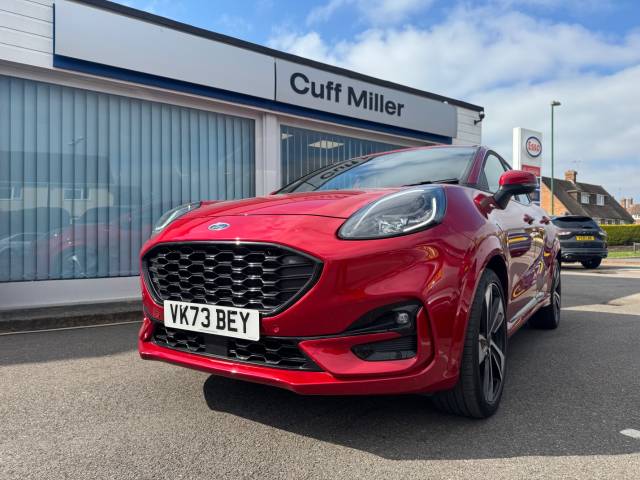 Ford Puma 1.0 EcoBoost Hybrid mHEV ST-Line X 5dr DCT Hatchback Petrol Fantastic Red