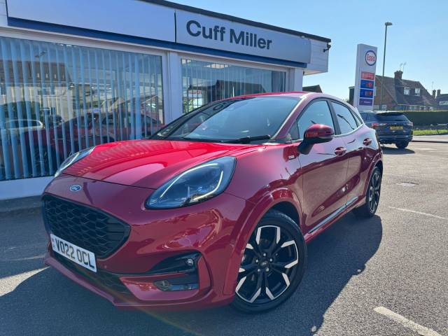 Ford Puma 1.0 EcoBoost Hybrid mHEV ST-Line X 5dr DCT Hatchback Petrol Lucid Red