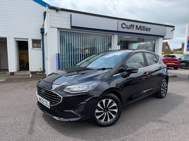 Ford Fiesta 1.0 EcoBoost Hybrid mHEV 125 Titanium 5dr Auto Hatchback Petrol Agate Black