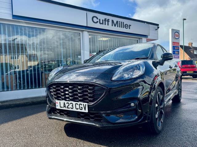 Ford Puma 1.0 EcoBoost Hybrid mHEV ST-Line X 5dr Hatchback Petrol Agate Black