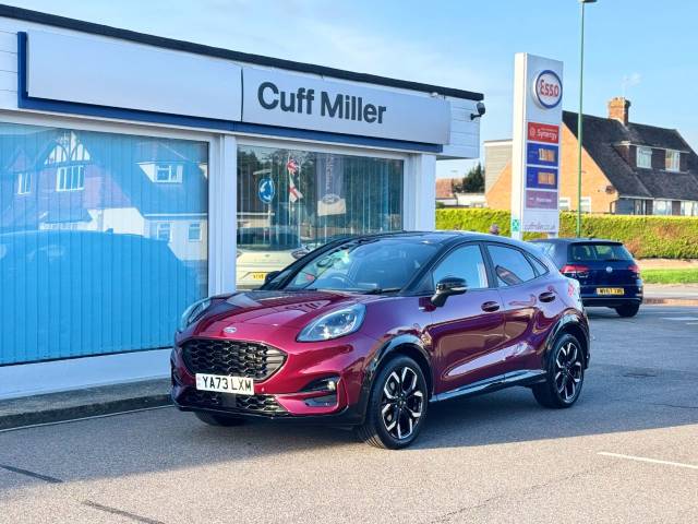 Ford Puma 1.0 EcoBoost Hybrid mHEV Vivid Ruby Edition 5dr Hatchback Petrol Beautiful Berry Red