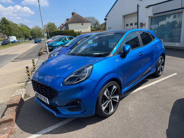 Ford Puma 1.0 EcoBoost Hybrid mHEV 155 ST-Line X 1st Ed+ 5dr Hatchback Petrol Desert Island BLUE