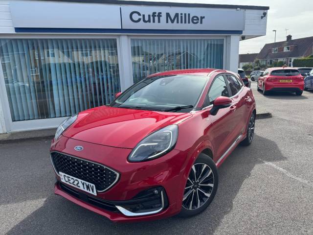 Ford Puma 1.0 EcoBoost Hybr mHEV 155 ST-Line Vignale 5dr DCT Hatchback Petrol Fantastic Red